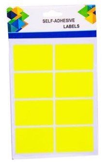 ستكر 4*6 ملون Self-Adhesive Labels #30162