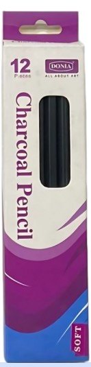طقم أقلام فحم 12 قطعة Charcoal pencil set