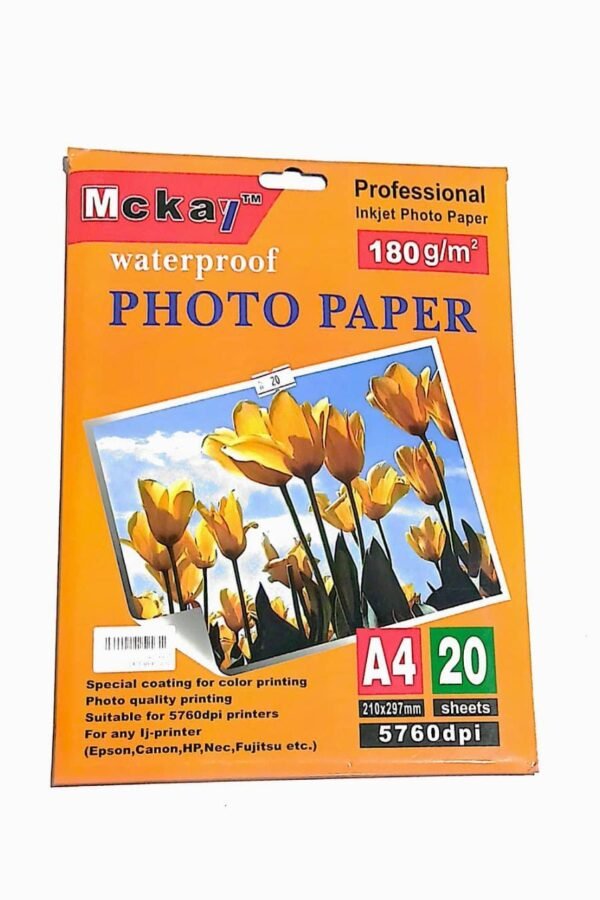 ورق جلوسي لماع 180 جرام Glossy paper A4