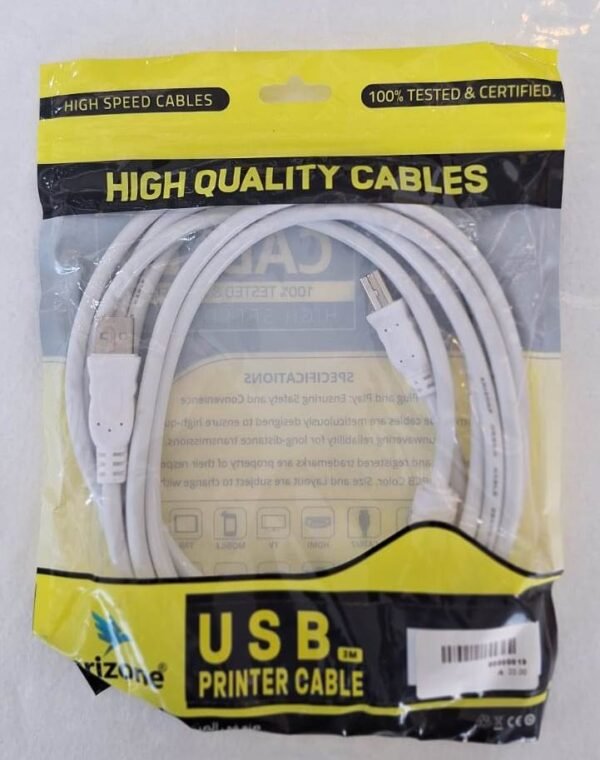 كيبل طابعة 3 متر 3-meter Arizon printer cable