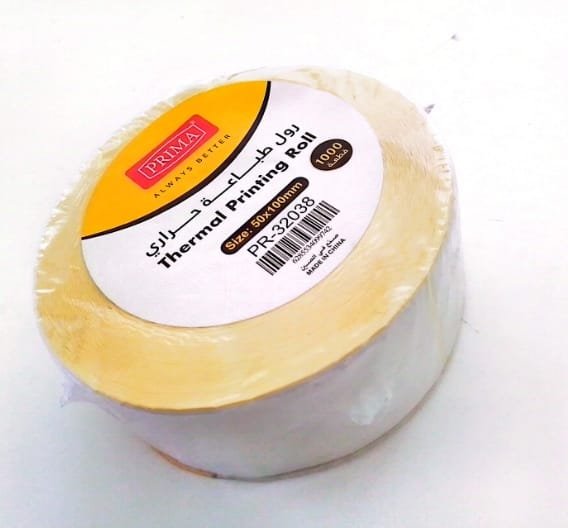 رول طباعة حراري 50x100مم #31026  prima thermal printing roll