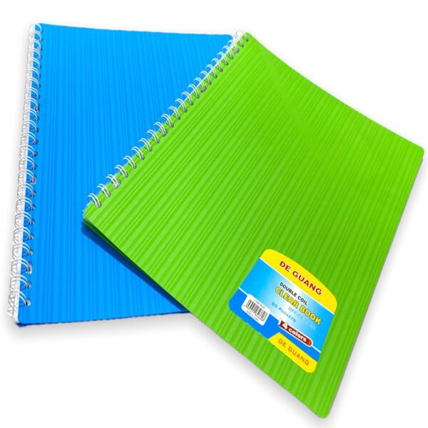 Wire-bound pocket folder with 20 pockets ملف جيوب سلك 20 جيب