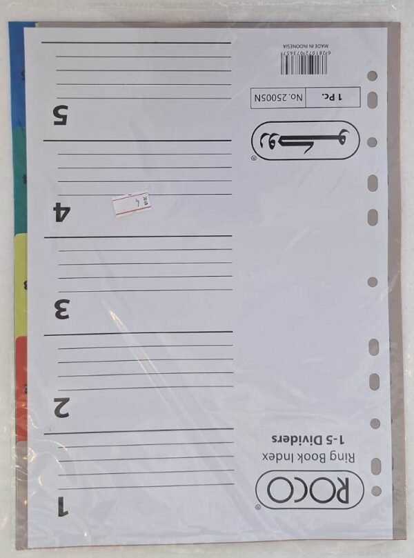 فواصل A4 روكو 5 فواصل Roco A4 Dividers 5 Dividers