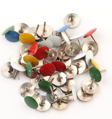 دبوس طبعة ملون روكوPUSH PINS