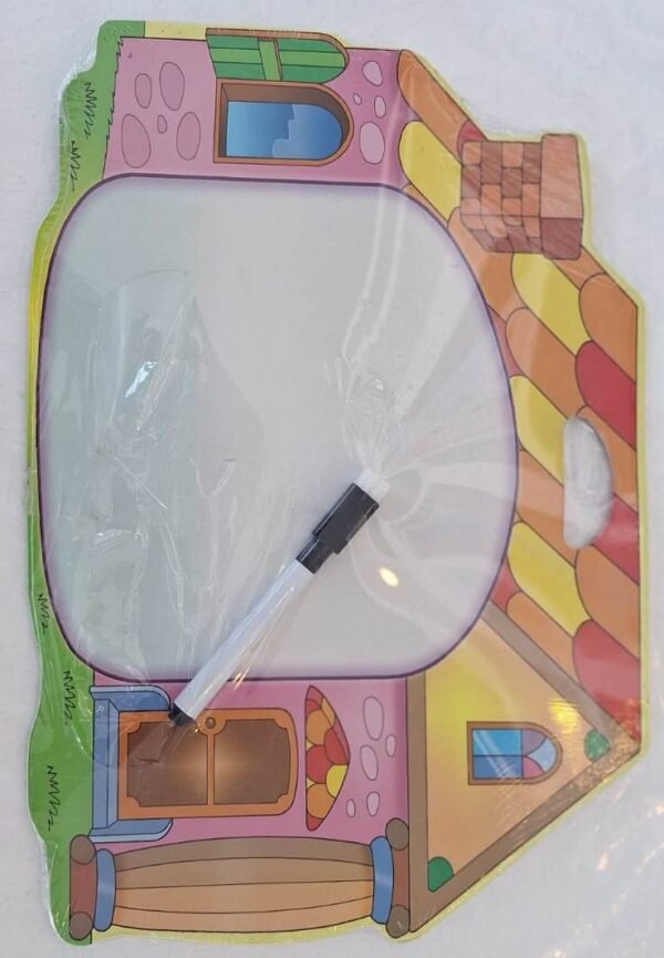 سبورة كرتون مع قلم cardboard whiteboard with pen