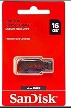 فلاش ميمورى 16 جيجا سان ديسك SanDisk 16GB Flash Memory