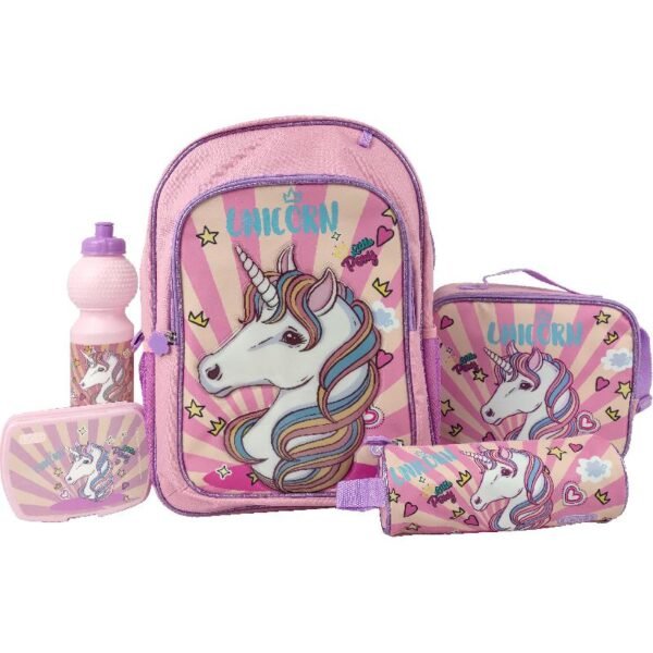 Item 1 of 1 Item 1 of 1 روكو يونيكورن مجموعة قيمة 5 في 1 حقيبة ظهر مع ملحقات