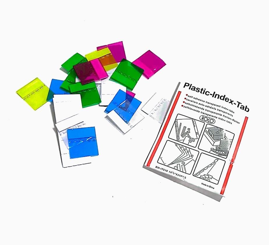 فواصل ملفات روكو Plastic - Index - Tab #2165