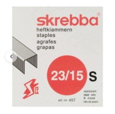 دبابيس دباسة 23/15 Stapler pins #