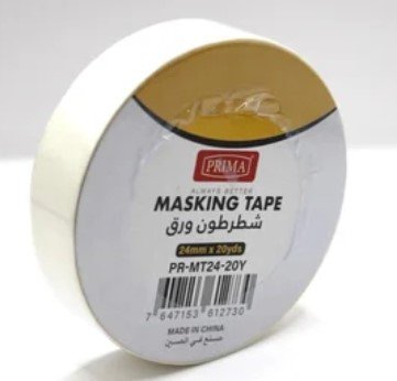 شطرطون ورق بريما 20 ياردة 1 أنش Prima Paper Tape 20 yards 1 inch