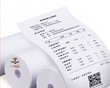 ورق كاشير اطلس 80*70 mm-thermall paper roll