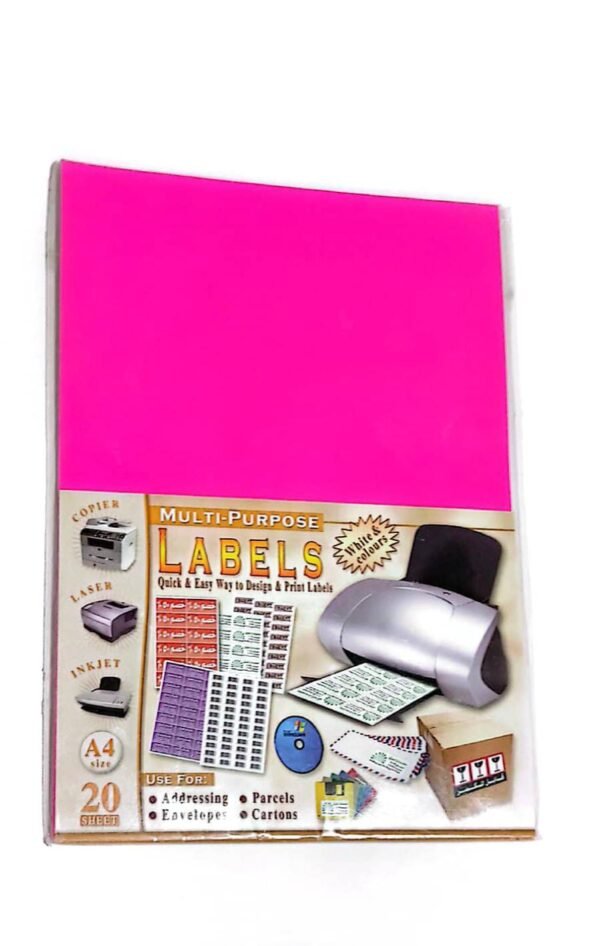 ستكر فسفوري برتقالى شد 20 Pink phosphorescent sticker #30193