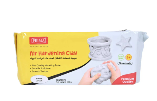 عجينة سيراميك لون أبيض 500 جرام