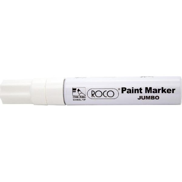 قلم بويه جامبو ابيض روكو Jumbo white paint pen