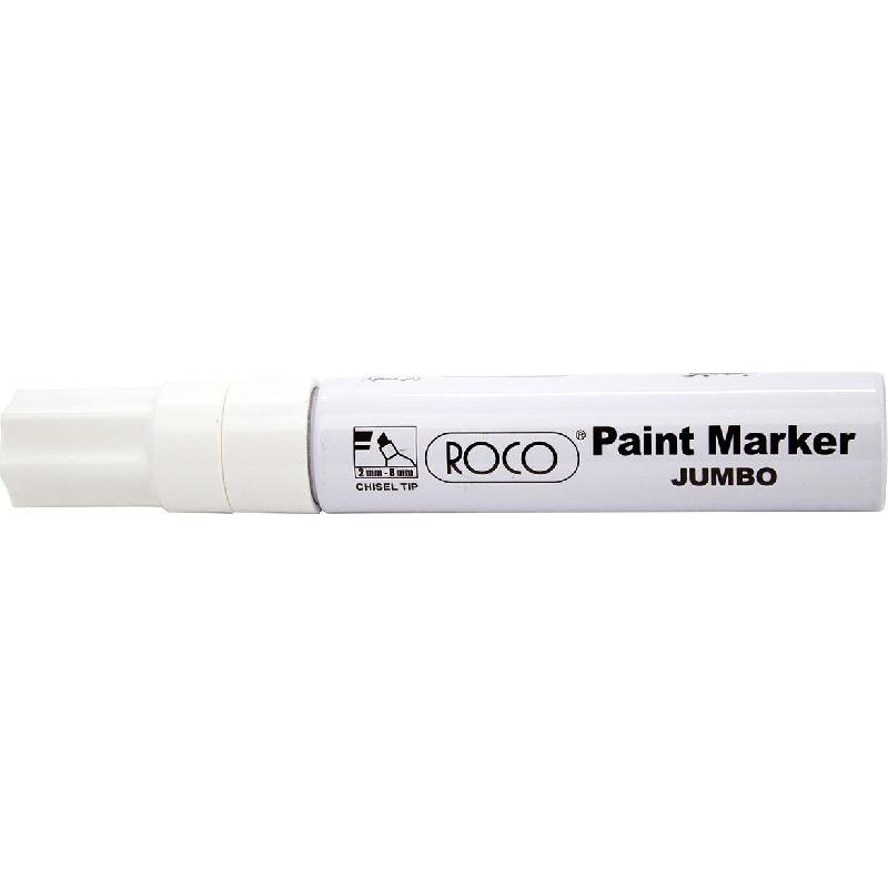قلم بويه جامبو ابيض روكو Jumbo white paint pen