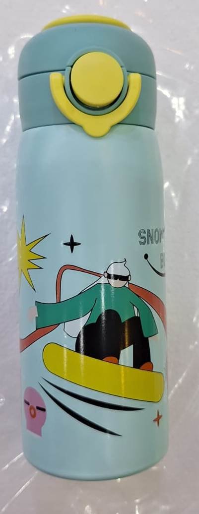 مطارة معدن 400 مللى أخضر فاتح 400ml light green metal water bottle