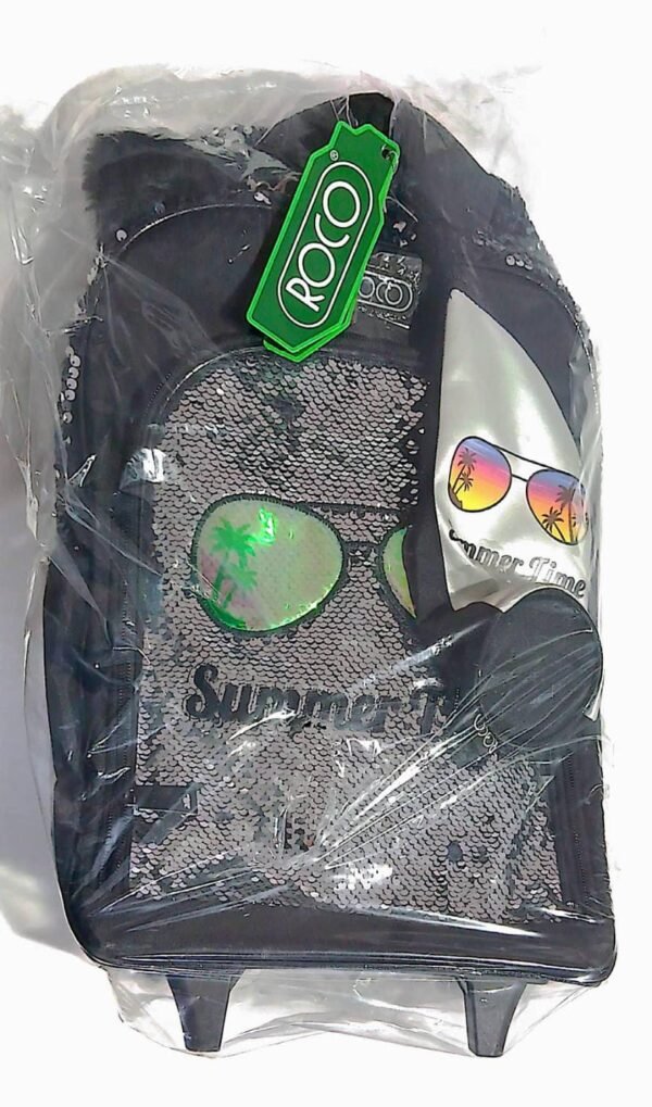 شنطة روكو سوداء كفرات مع الملحقات