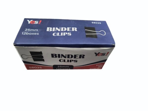 مشبك كليب اسود BINDER CLIPS 25m #31110
