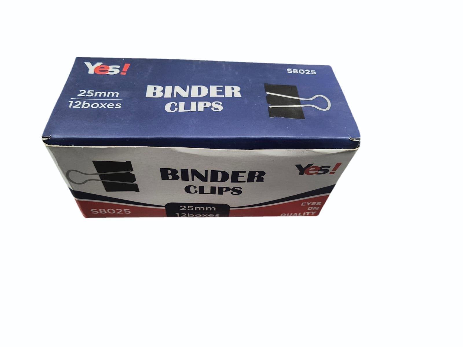 مشبك كليب اسود BINDER CLIPS 25m #31110