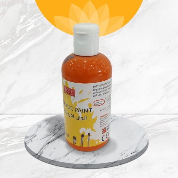 الوان اكريليك برتقالي بريما