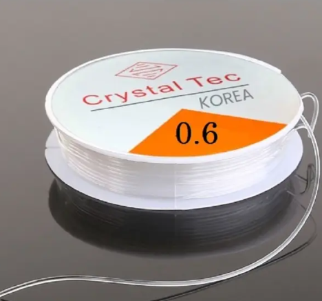 خيط بلاستيك شفاف 0.6