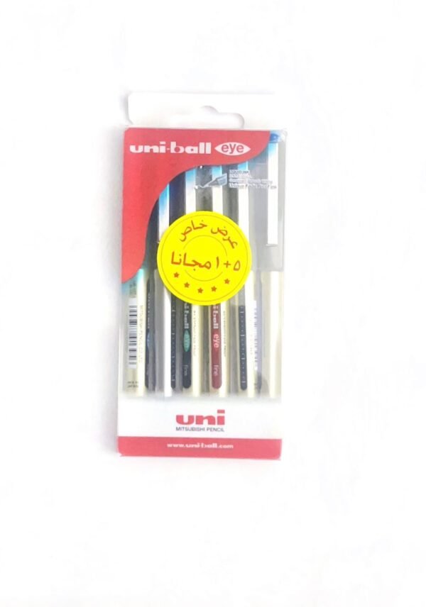 طقم اقلام Uni-ball pen set 6