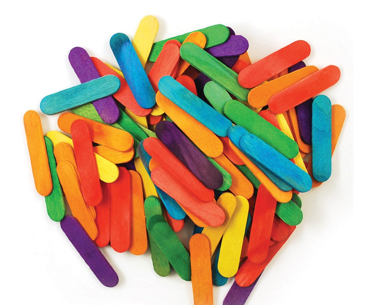 اعواد ايس كريم ملون بست