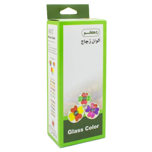 الوان زجاج 22 ملم 10لون روكو