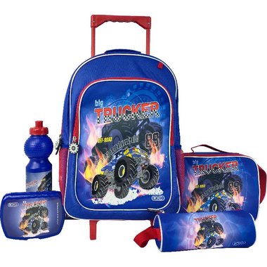 روكو بيج تركر مجموعة قيمة 5 في 1 حقيبة بعجلات مع ملحقات