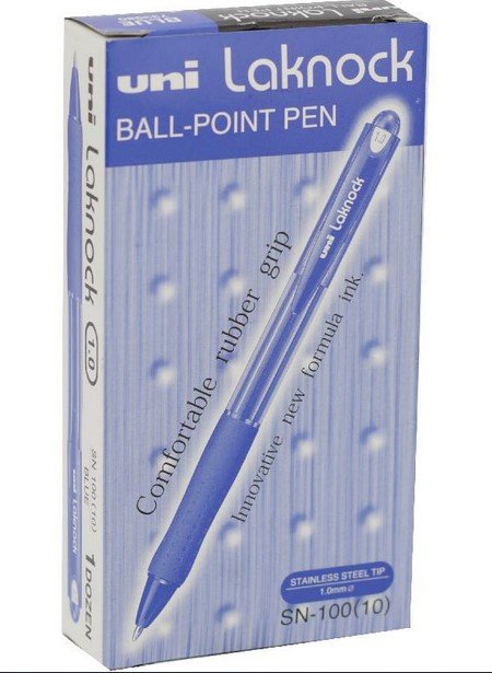 قلم حبر جاف لاكنوك ضغاط 1 مللى ازرق Lacnock 1mm Blue Ballpoint Pen