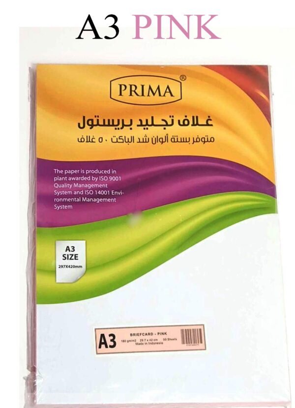 غلاف تجليد بريستول Bristol binding coverA3 #3698