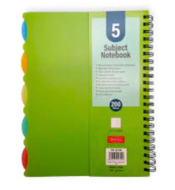 دفتر جامعي 200 ورقة فواصل A4 4315