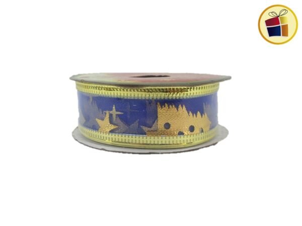 شبرات ذهبية في ازرق