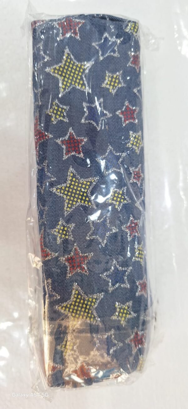 مقلمة قماش نجوم Stars fabric pencil case