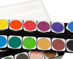 الوان اقراص بست 12 لون مع فرشاية