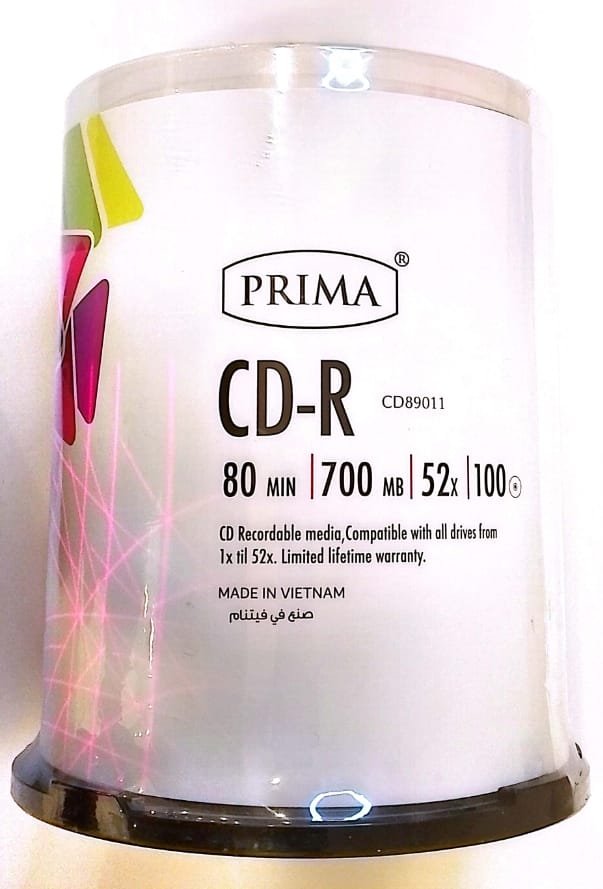 قرص مضغوط CD - R 100 pills