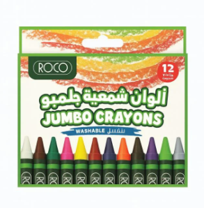 الوان شمعية جامبو 24 لون من  روكو
