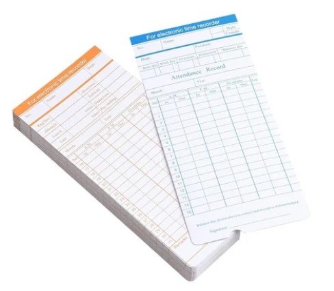 كارت دوام Time card