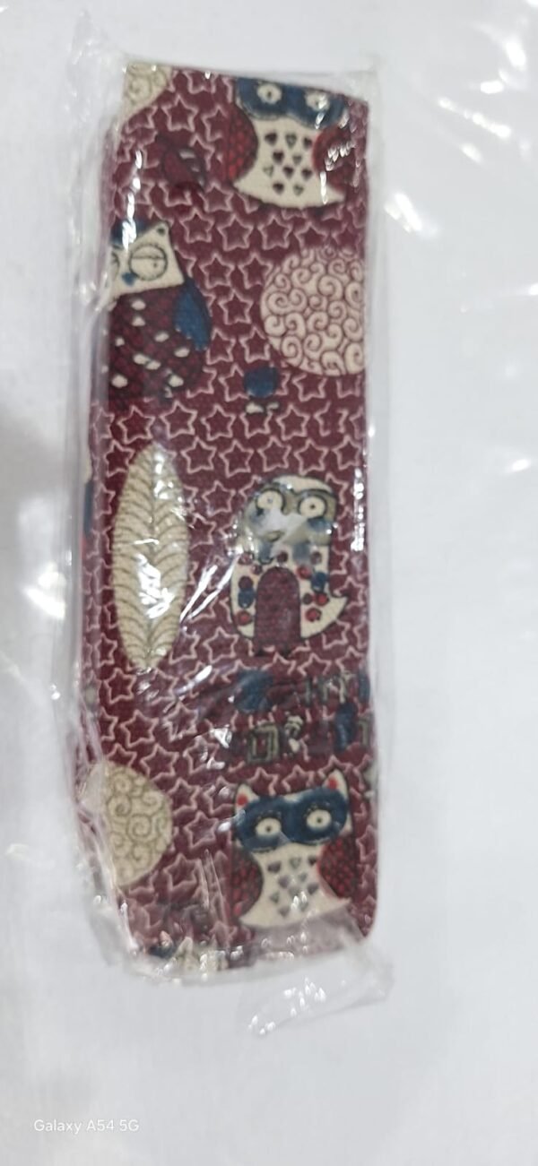 مقلمة بست عنابي Best burgundy pencil case