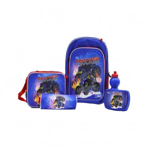 روكو طقم حقيبة ظهر مدرسية 5 في 1 ، موديل : RQ-UQJM2319BP