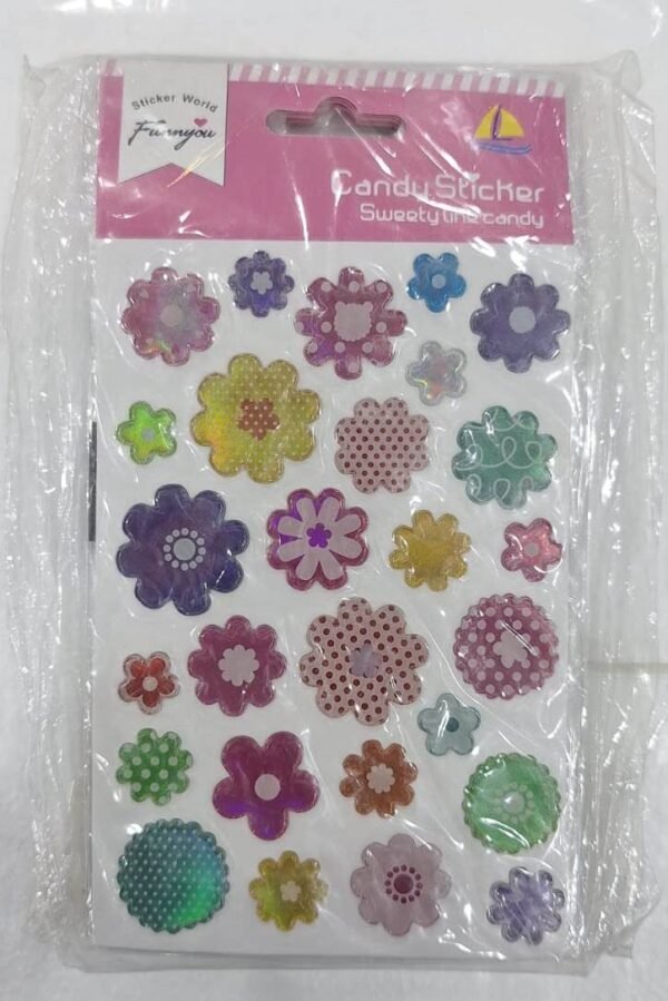 استيكر اشكال ورد بارز Sticker in prominent rose shapes 8776