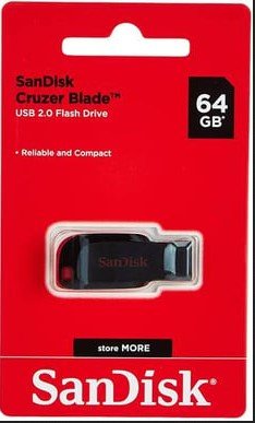 فلاش ميمورى 64 جيجا سان ديسك SanDisk 64GB Flash Memory
