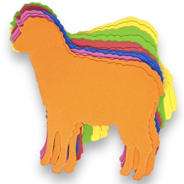 فنيات اسفنج شكل خروف