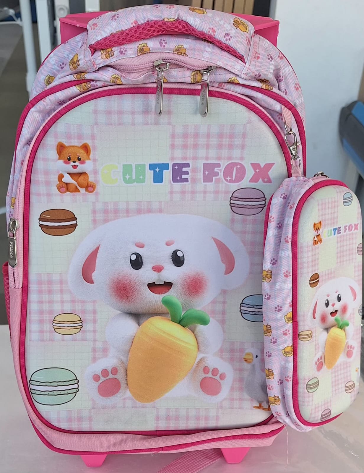 شنطة كفرات بناتي كات فوكسCat Fox Girls' Wheeled Bag