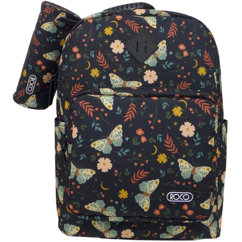 روكو بتر فلاي حقيبة ظهر مع ملحقات سوداء