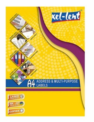 أستيكر A4 لاصق شد 100 ورقة  A4 adhesive stickers, 100 sheets