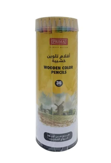 أقلام تلوين خشبية wooden crayons #3773