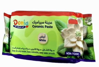 white ceramic paste عجينة سيراميك ابيض
