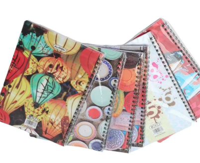 دفتر 100 انجليزي روكو سلك صغير Roco 100 English Notebook, Small Wire