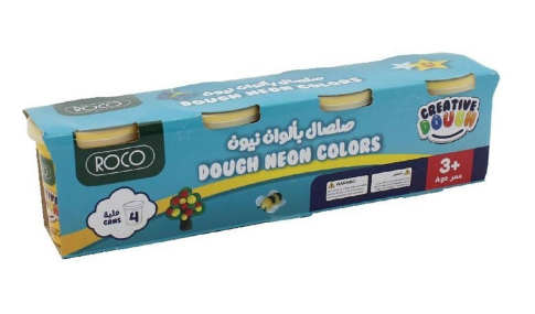 neon colored clay صلصال بألوان نيون